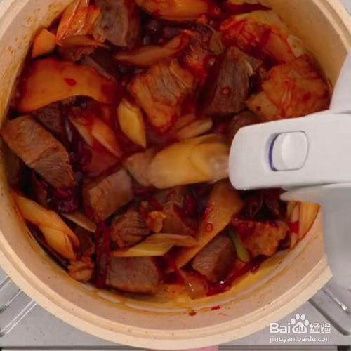 红烧牛肉面爆料方法视频
